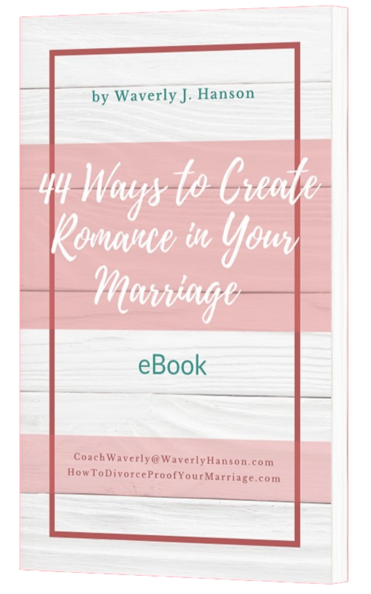44 ways to create romance in your marriage mockup cover