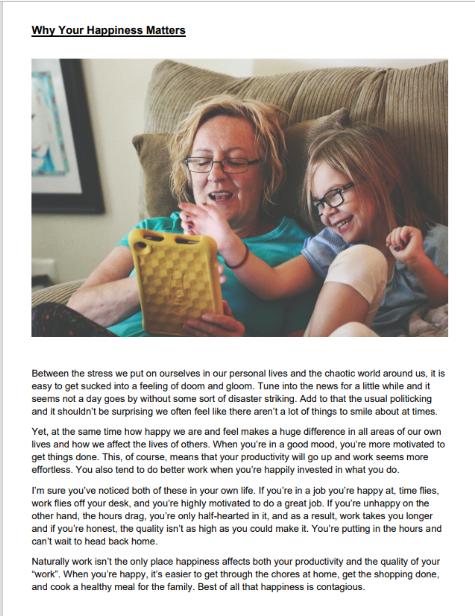 ready to choose your happiness now page mockup photo 2