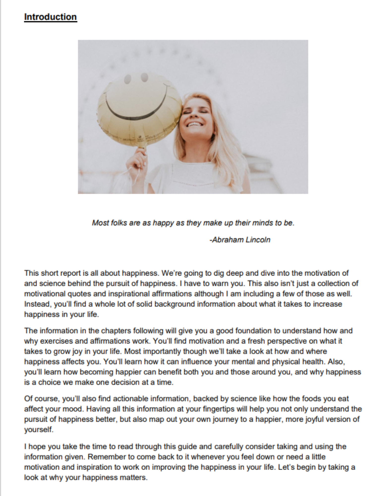 ready to choose your happiness now page mockup photo